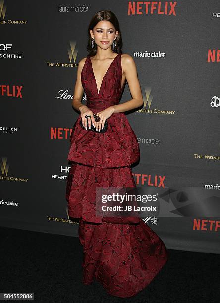 Zendaya attends The Weinstein Company and Netflix Golden Globe Party, presented with DeLeon Tequila, Laura Mercier, Lindt Chocolate, Marie Claire and...