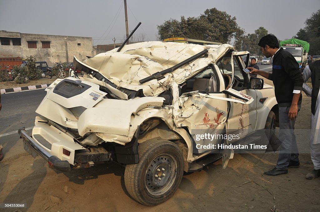 Seven Killed As A SUV Rams Into 2 Motorcycles On NH 24