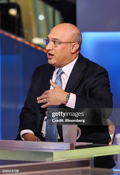 Aryeh Bourkoff, chief executive officer of LionTree Advisors LLC, speaks during a Bloomberg Television interview in New York, U.S., on Monday, Jan....