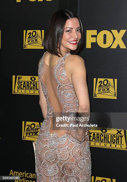 Actress Emmanuelle Vaugier attends the Fox and FX's 2016 Golden Globe Awards Party on January 10, 2016 in Beverly Hills, California.