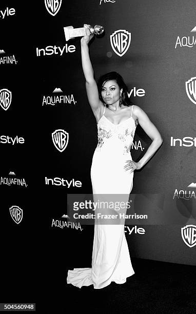 Actress Taraji P. Henson arrives at the 2016 InStyle And Warner Bros. 73rd Annual Golden Globe Awards Post-Party - Arrivals at The Beverly Hilton...