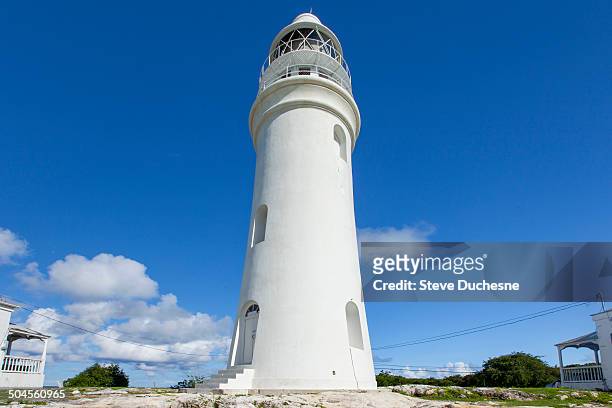 lighthouse of san salvador - san salvador stock pictures, royalty-free photos & images