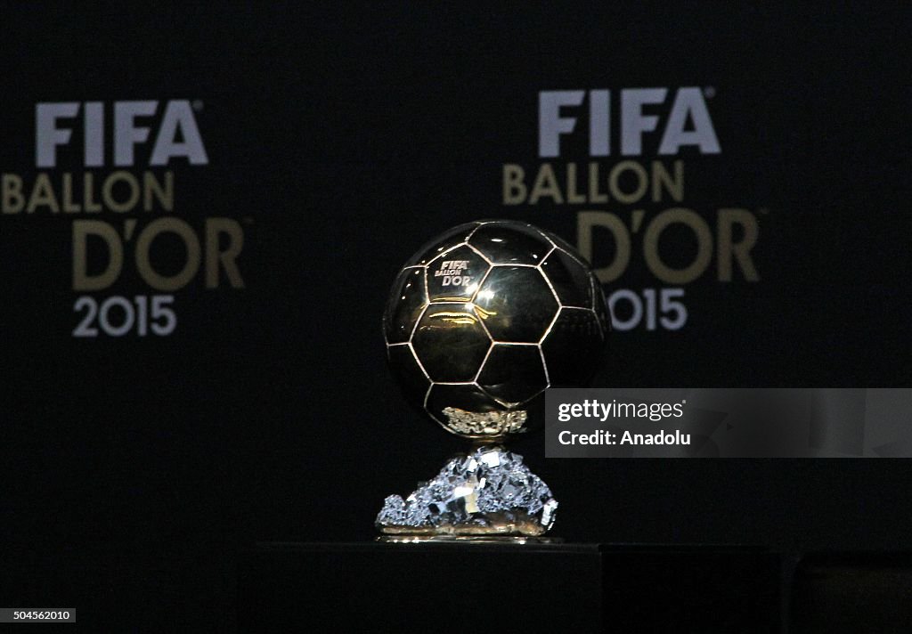 FIFA Ballon d'Or ceremony in Zurich
