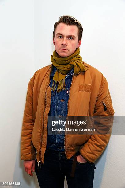 Alex Mullins attends a Willy Vanderperre screening and Q&A during The London Collections Men AW16 at ICA on January 11, 2016 in London, England.
