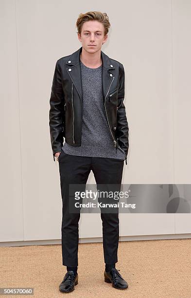 Ben Nordberg attends the Burberry show during The London Collections Men AW16 at Kensington Gardens on January 11, 2016 in London, England.