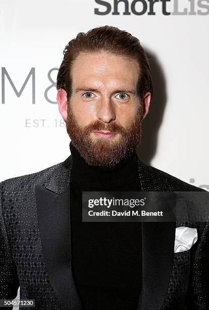 Craig McGinlay attends a reception hosted by Marks & Spencer and ShortList Magazine to celebrate London Collections Men AW16 at Rosewood London on...