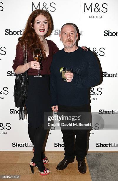 Eilidh Greig and Adrian Clark attend a reception hosted by Marks & Spencer and ShortList Magazine to celebrate London Collections Men AW16 at...