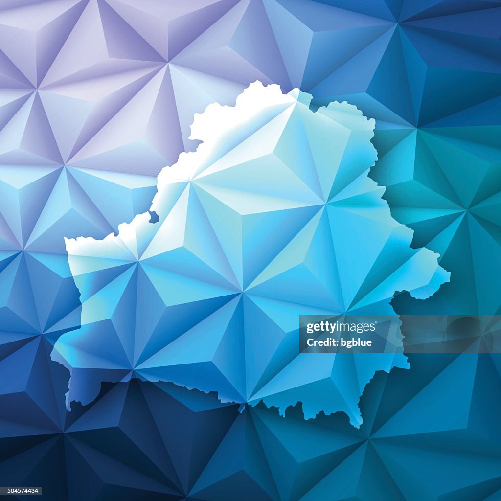 Belarus abstrakte Polygonal Hintergrund-Low Poly, geometrische