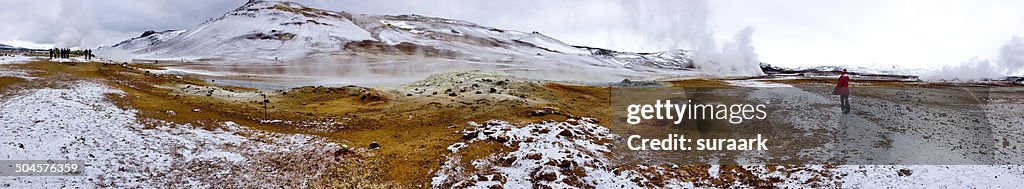 Namafjall Geothermal Area, Iceland.
