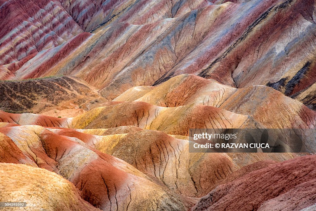 Rainbow mountains