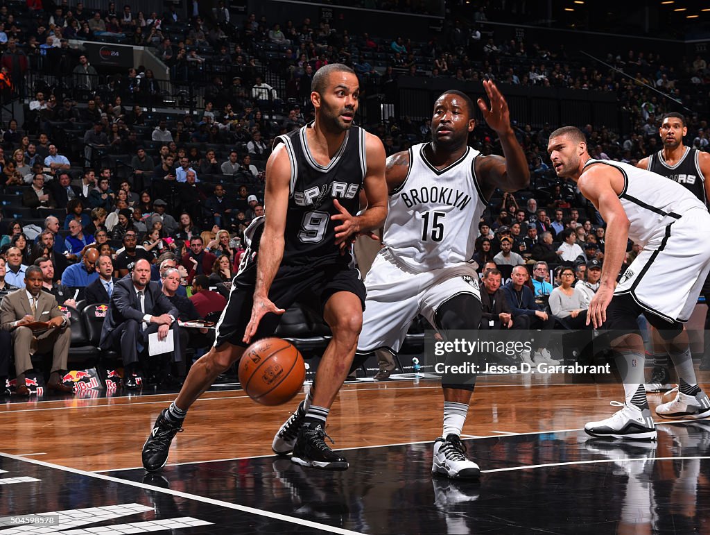 San Antonio Spurs v Brooklyn Nets