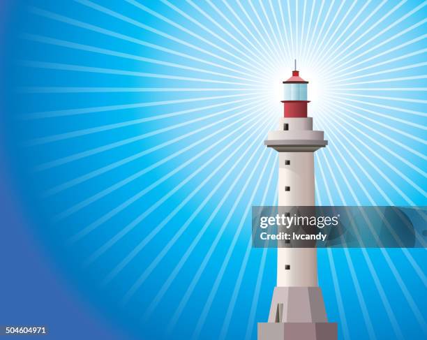 lighthouse - security solutions stock illustrations