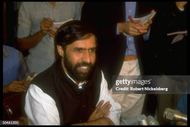 Congress Party spokesman Anand Sharma, , at press briefing following major gains of opposition in elections.