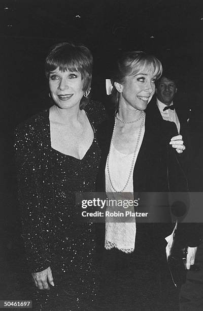 Actress Shirley MacLaine with daughter Sachi Parker at the 100th birthday tribute to composer Irving Berlin at Carnegie Hall.