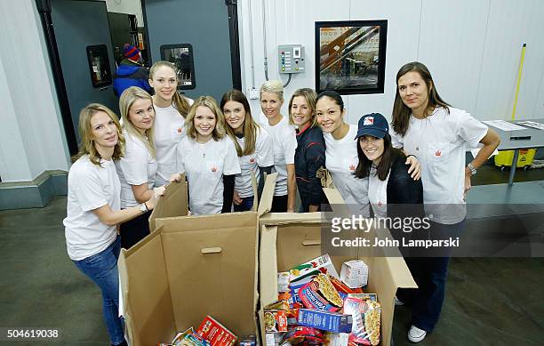 Rangers wives and girlfriends, Therese Lundqvist , Jessica Nash, Danette Shearer, Mary Hirst, Anna Raanta, Melissa Courcelles and Kaylee McDonaugh...