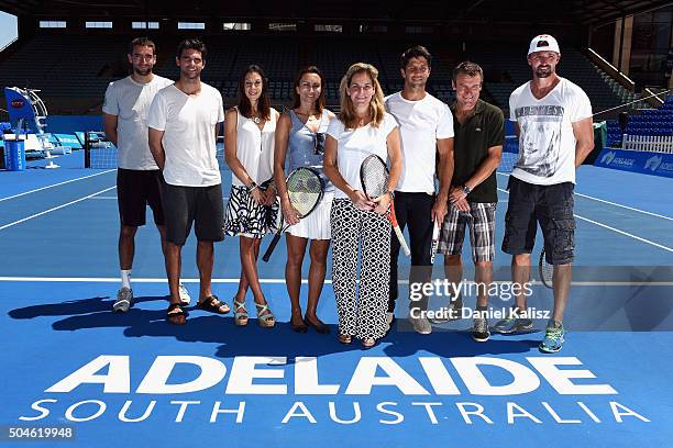 Marin Cilic of Croatia, Mark Philippoussis of Australia, Marion Bartoli of France, Iva Majoli of Croatia, Arantxa Sanchez Vicario of Spain, Fernando...