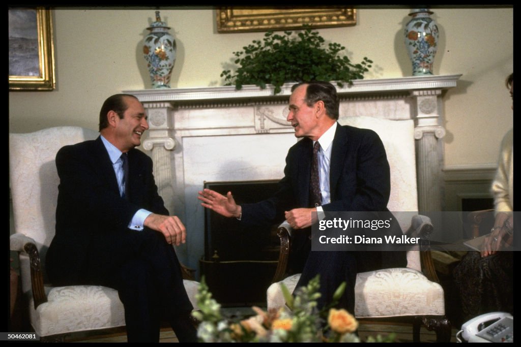 George H. W. Bush;Jacques Chirac