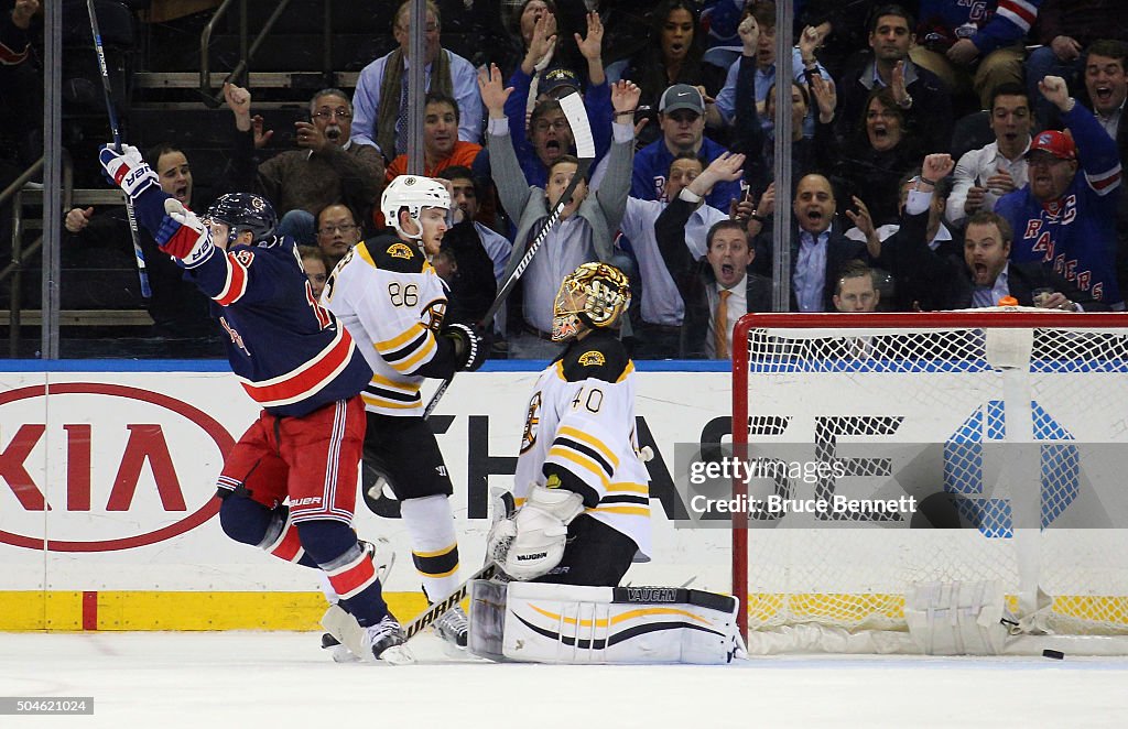 Boston Bruins v New York Rangers