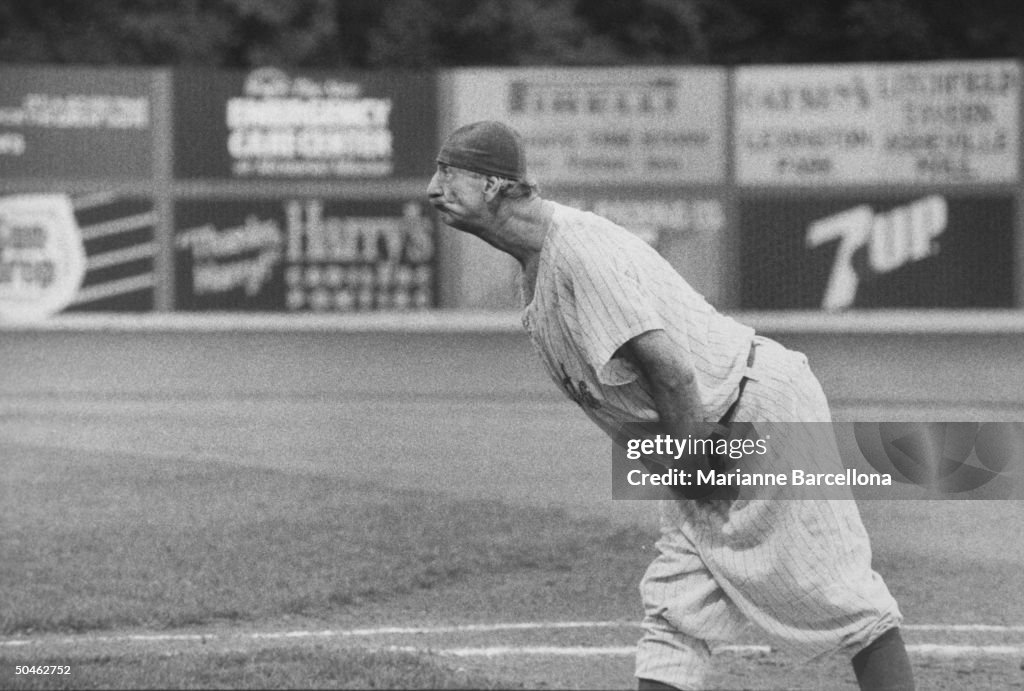 Max Patkin Clown prince of basesball Max Patkin imitating a chicken. News Photo ...