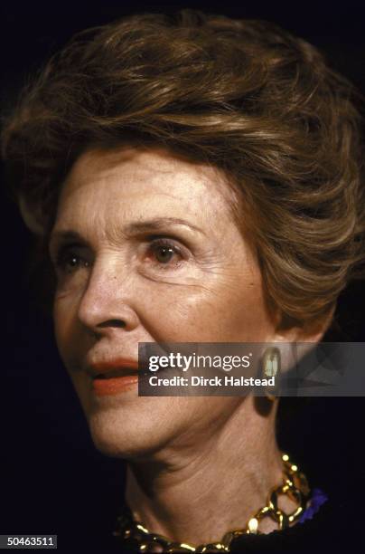 Nancy Reagan during awards presentation at Simon Wiesenthal Center.