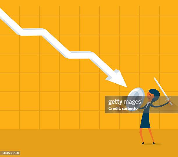 recession - fall protection stock illustrations