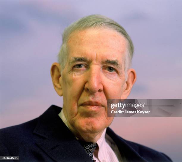 Studio portrait of William Whyte, author of book, CITY: REDISCOVERING THE CENTER.