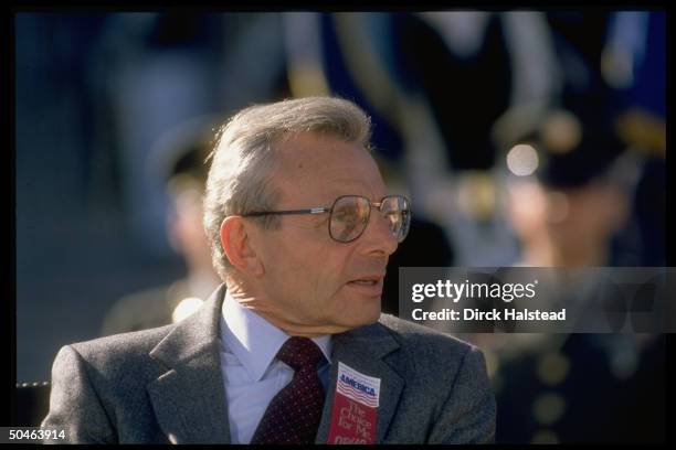 Def. Secy. Frank Carlucci at Fort McNair.