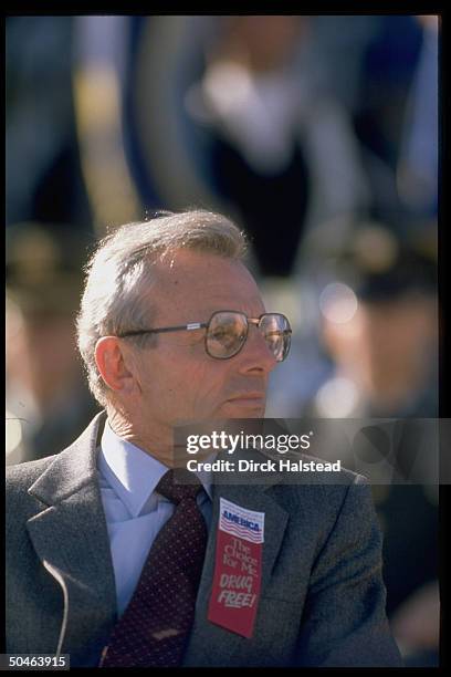 Def. Secy. Frank Carlucci at Fort McNair.