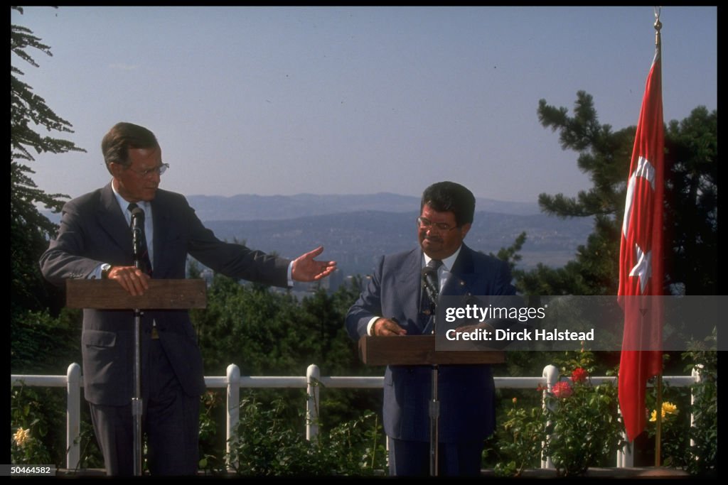 George H. W. Bush;Turgut Ozal