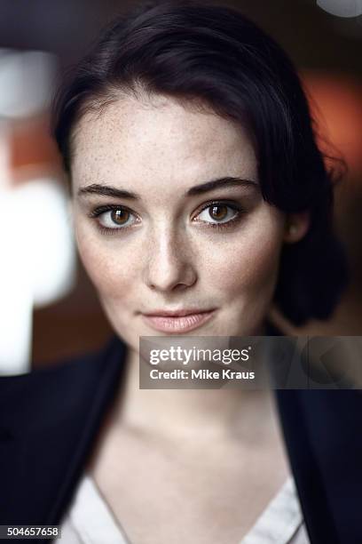 Actress Maria Ehrich is photographed for Self Assignment on April 15, 2015 in Berlin, Germany.