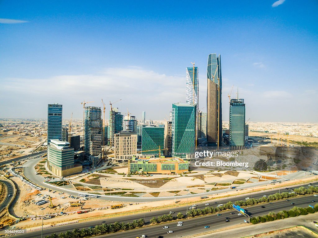 Riyadh City Skyline, Construction And King Abdullah Financial District