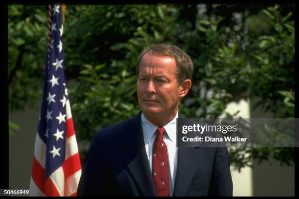 Education Secy. Lamar Alexander during WH Rose Garden ceremony.