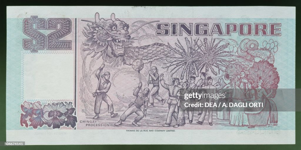 2 dollars banknote...