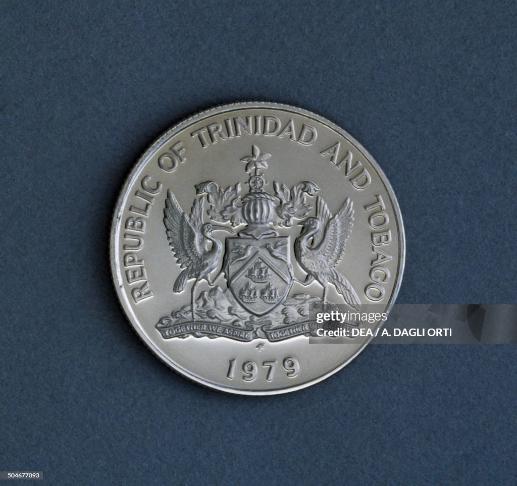 25 cents coin...