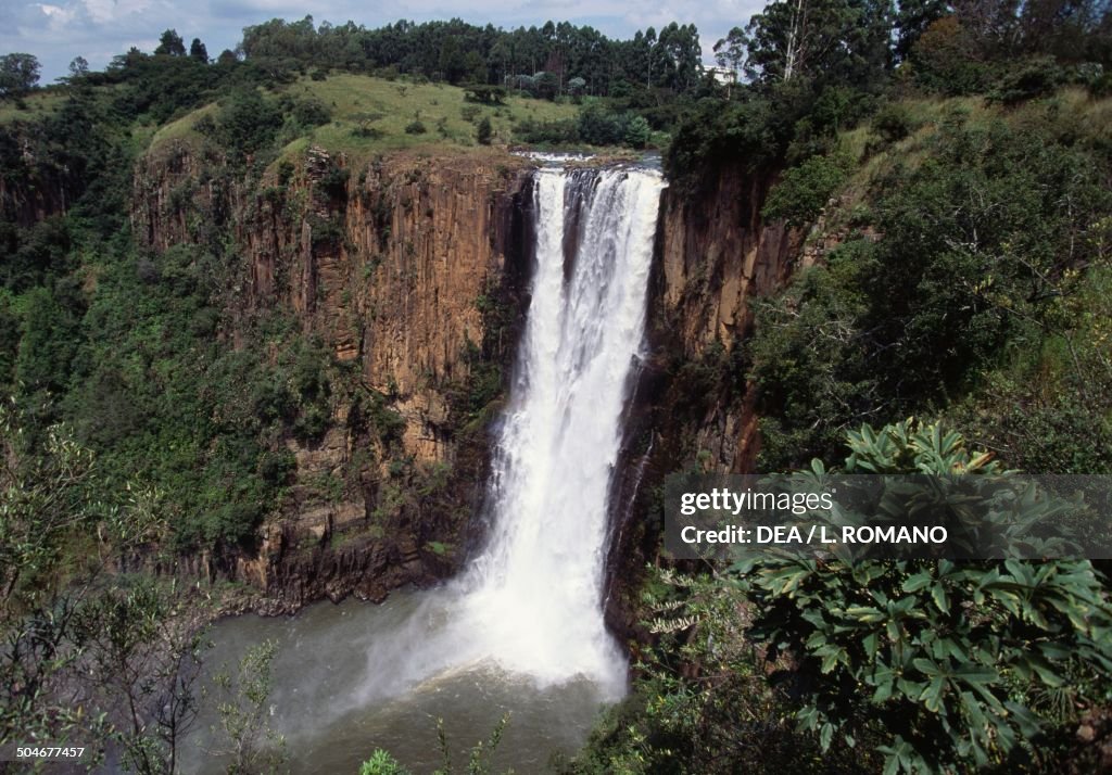 Hewick Fall Howick Falls , Umgeni Valley Nature Reserve, KwaZulu-Natal Province ...