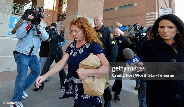 Tonya Couch, escorted by two Sheriff's deputies, was released from the Tarrant County Jail this morning and taken to the County Adult Probation...