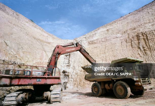 Open pit gold mine of Poura, Burkina Faso.
