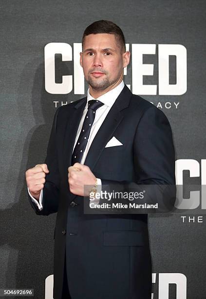 Anthony Bellew attends the European Premiere of "Creed" on January 12, 2016 in London, England.