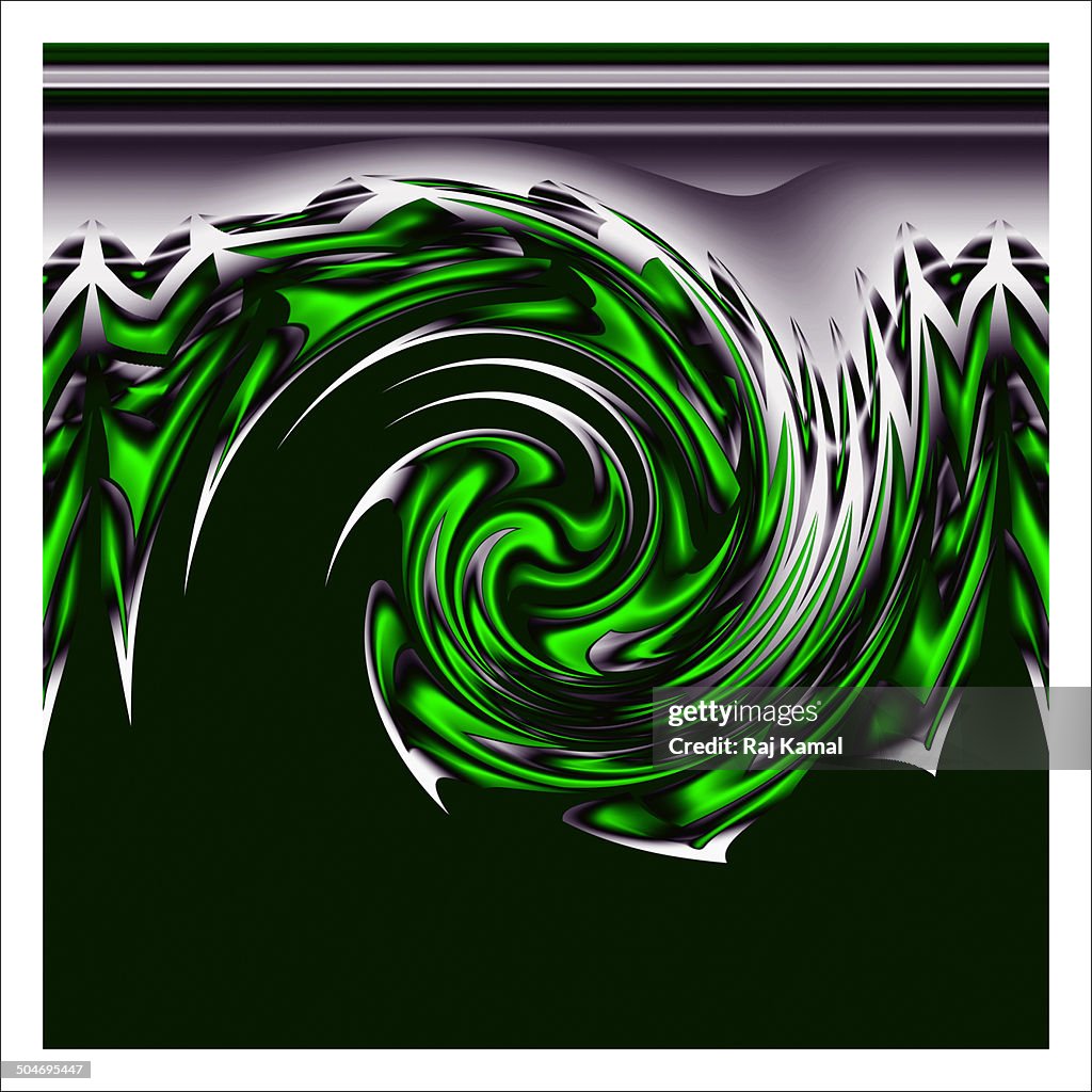 Swirling Creative Shapes Abstract Design High-Res Vector Graphic ...