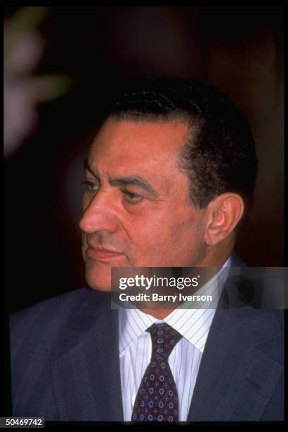 Pres. Hosni Mubarak .