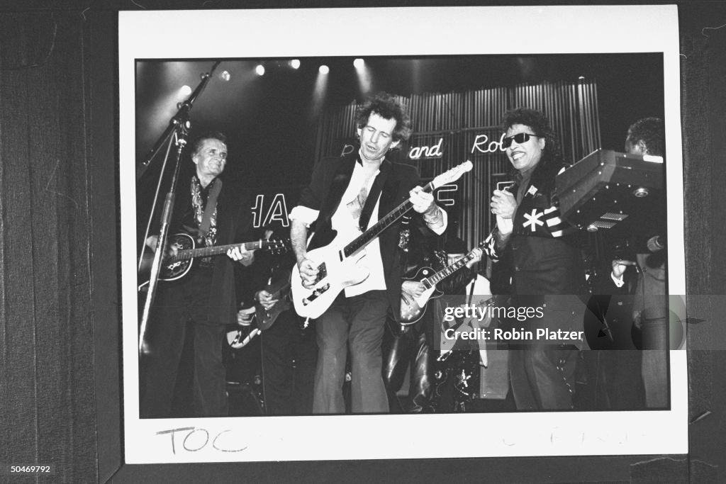 Keith Richards;Johnny Cash;Little Richard