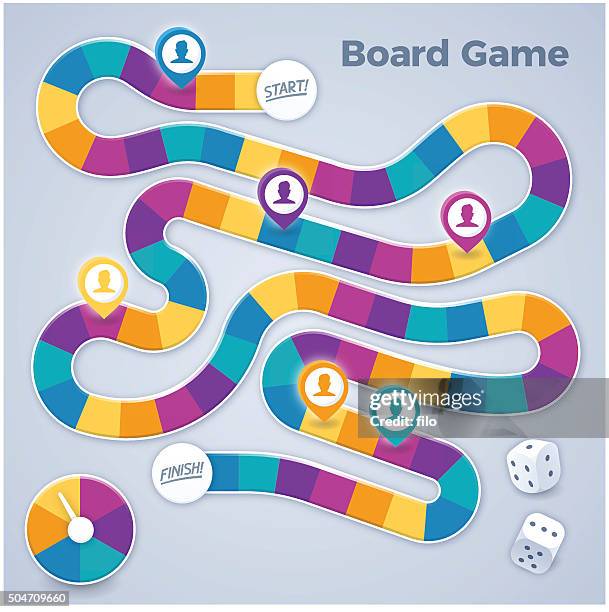 board game - footpath stock illustrations