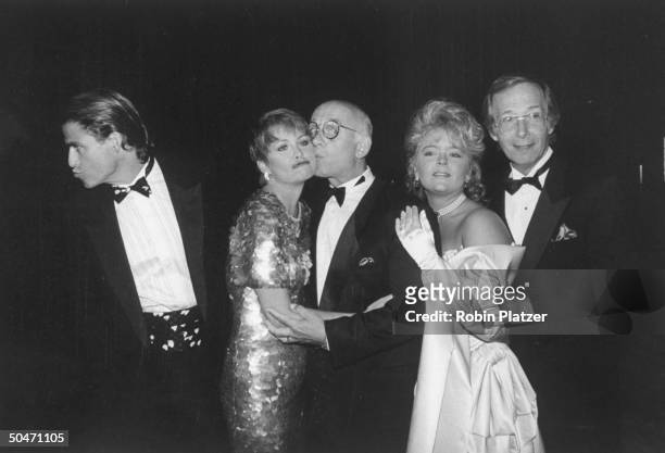 Actors Ted McGinley, Lauren Tewes, Gavin MacLeod, Jill Whelan and Bernie Kopell of the TV series The Love Boat reunited to promote the new cruise...