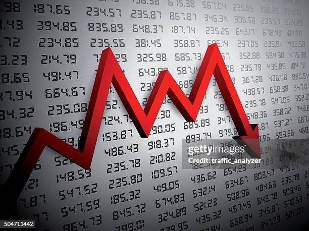 stock market chart - nasdaq stock illustrations