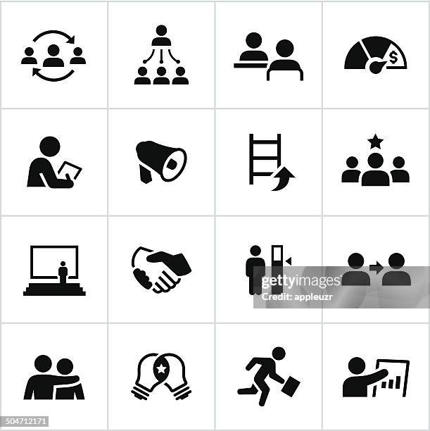 black management-symbole - koordination stock-grafiken, -clipart, -cartoons und -symbole