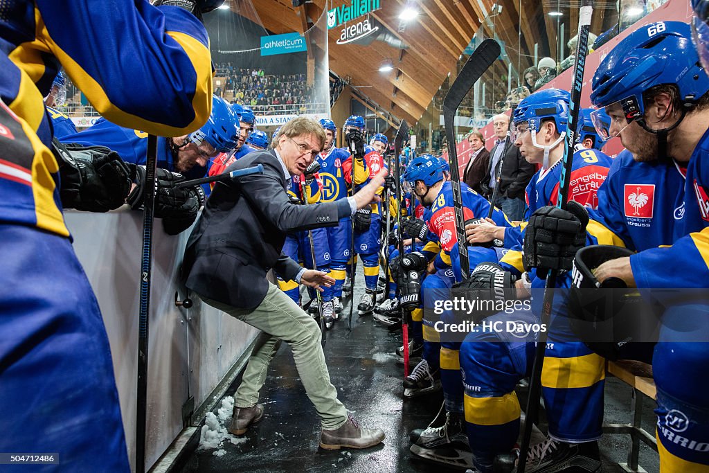 HC Davos v Frolunda Gothenburg - Champions Hockey League Semi Final