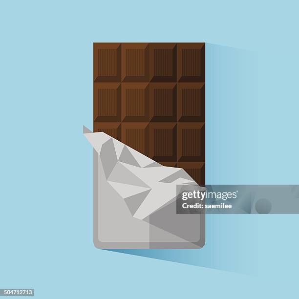 chocolate - chocolate bar stock illustrations