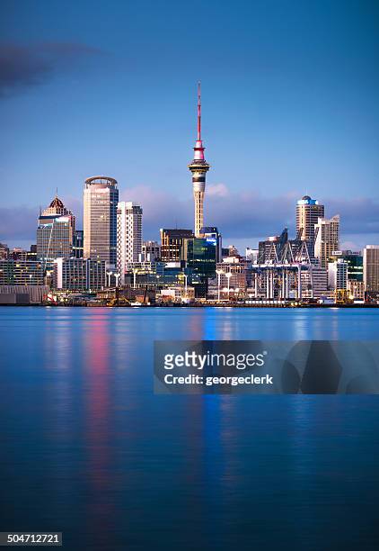 auckland dawn - auckland stock pictures, royalty-free photos & images