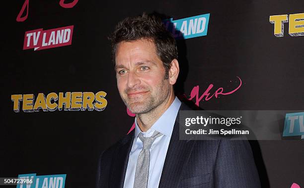 Actor Peter Hermann attends the "Younger" season 2 and "Teachers" series premiere at The NoMad Hotel on January 12, 2016 in New York City.