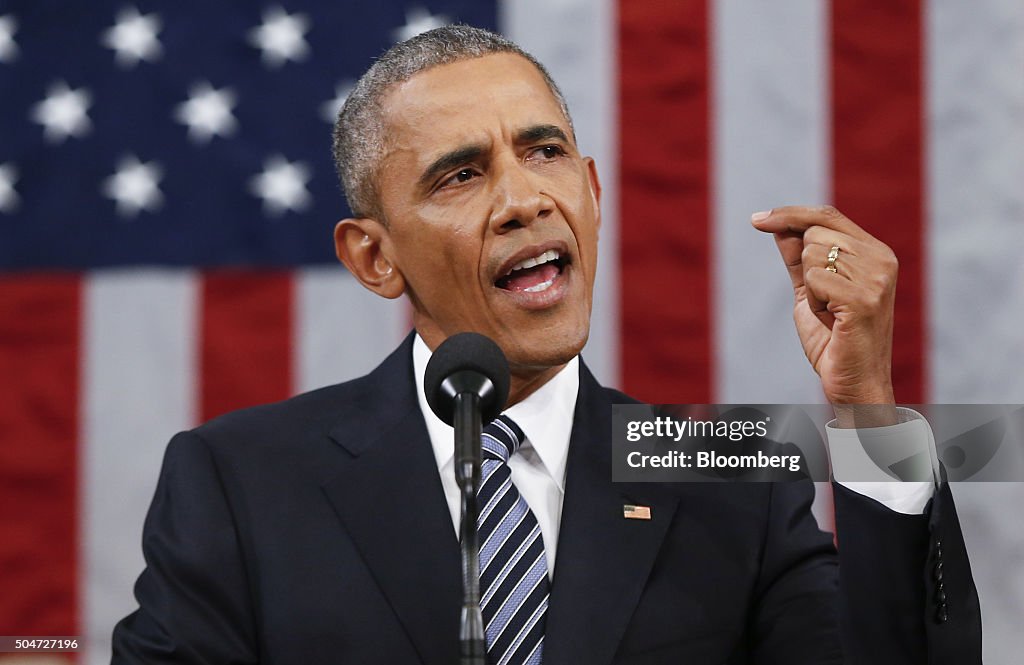 President Barack Obama Delivers Final State Of The Union Address